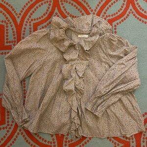 Doen Hardy Top, EUC California Wildflower Mustard